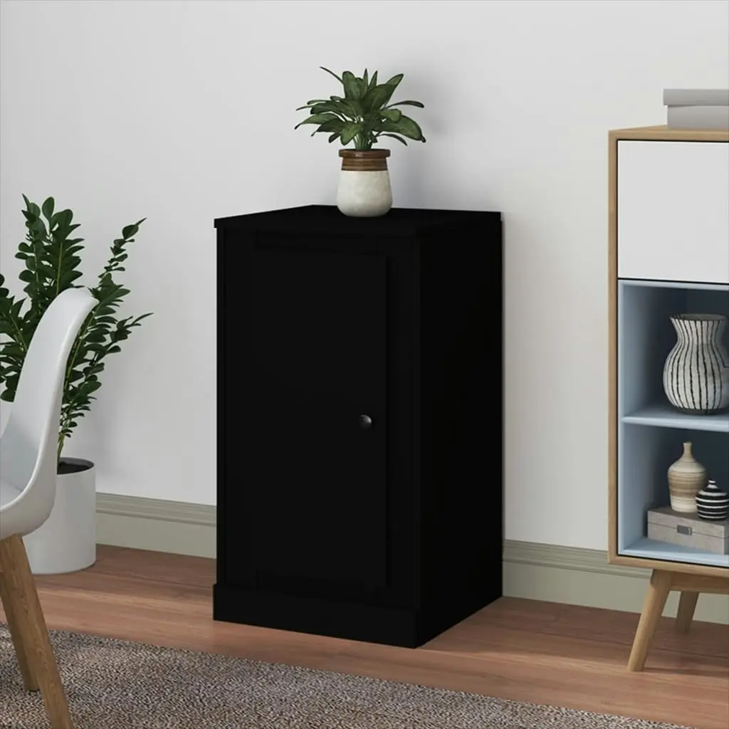 Sideboard Black 37.5x35.5x67.5 cm Engineered Wood 816202