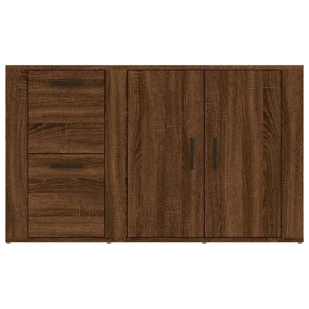 Sideboard Brown Oak 100x33x59.5 cm Engineered Wood 821003