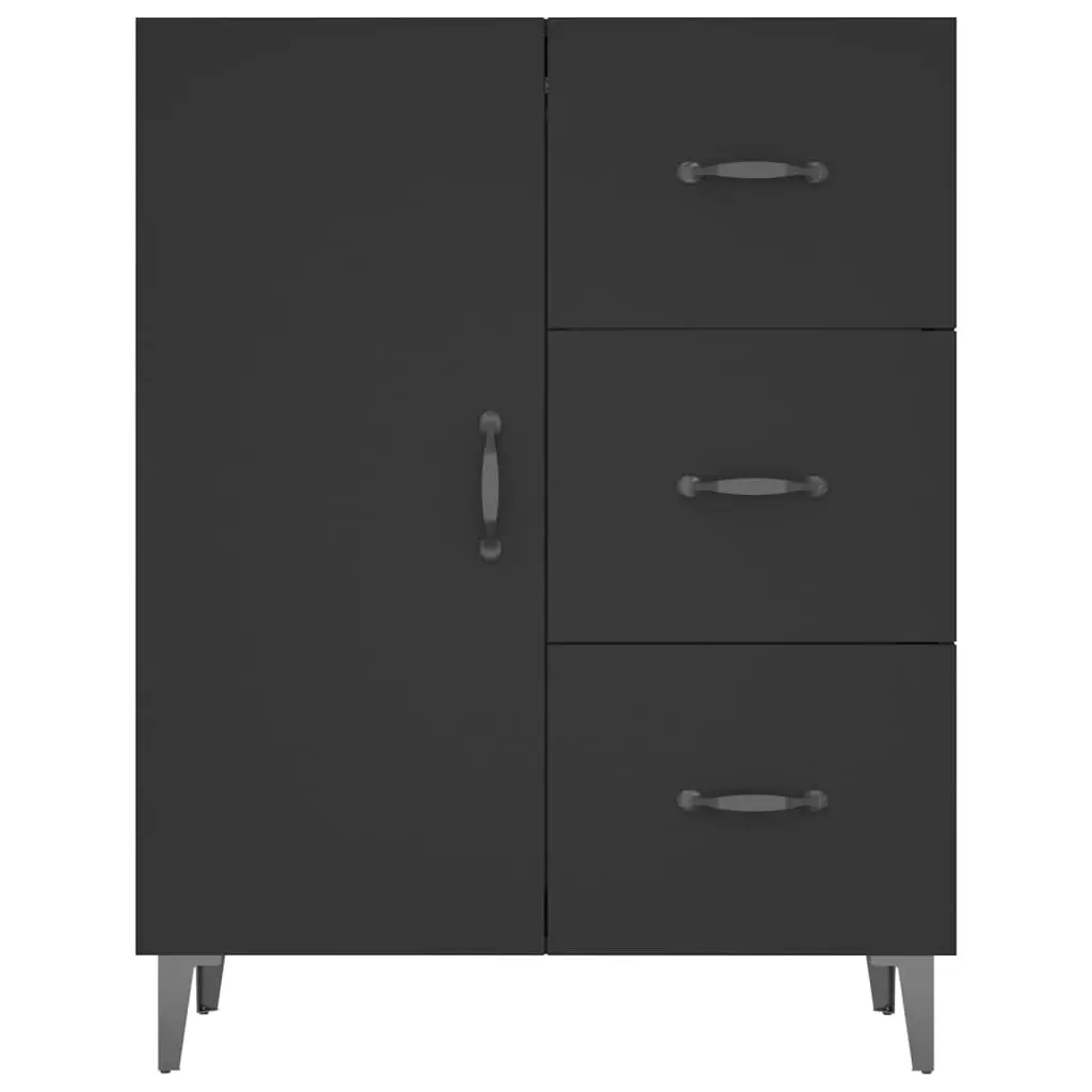 Sideboard Black 69.5x34x90 cm Engineered Wood 812178