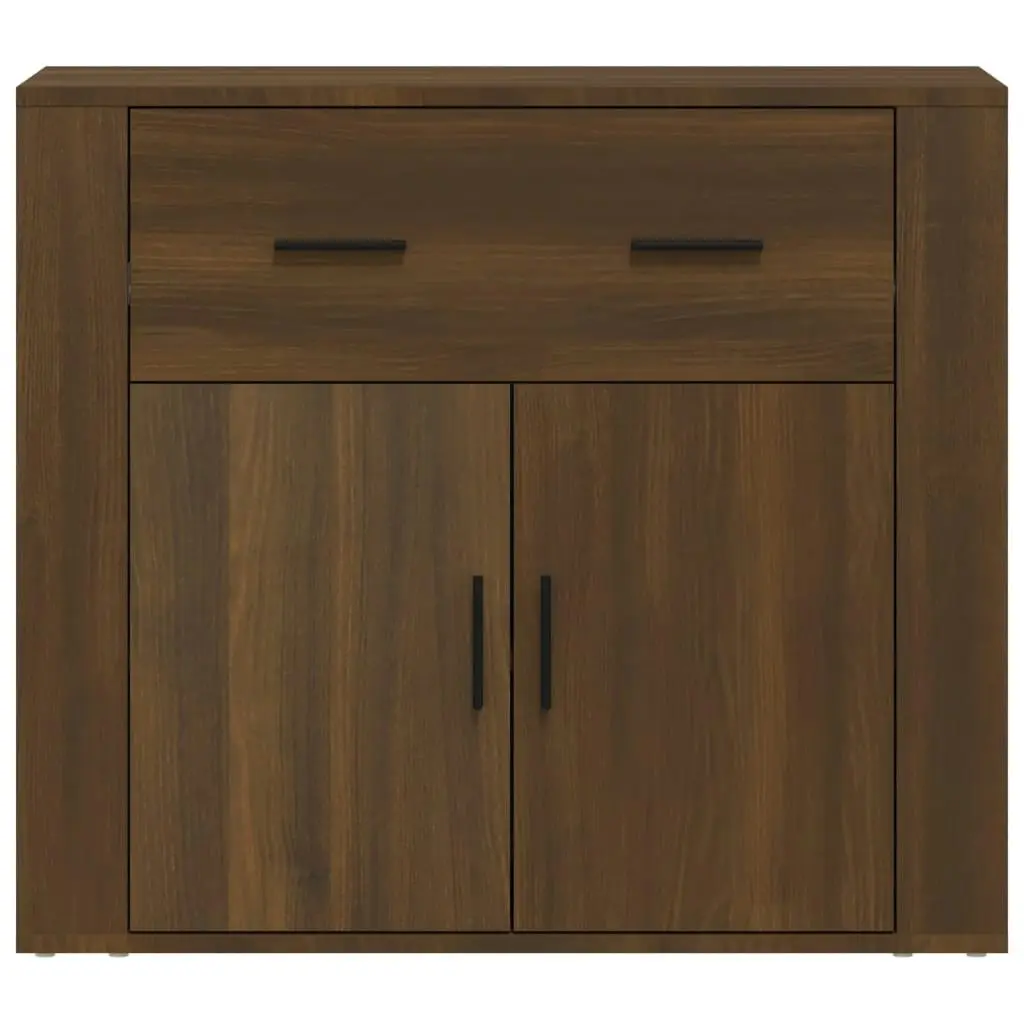 Sideboard Brown Oak 80x33x70 cm Engineered Wood 816575