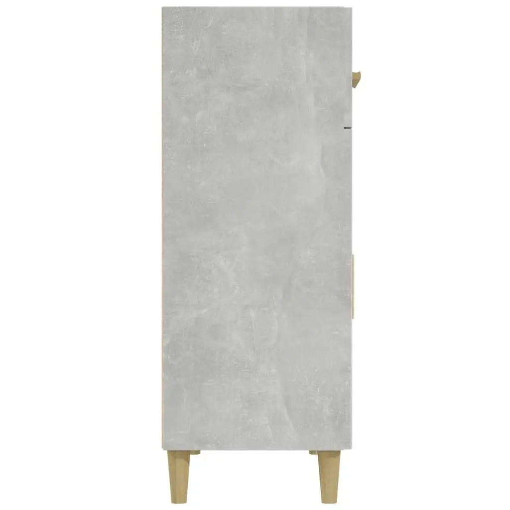 Sideboard Concrete Grey 69.5x34x89 cm Engineered Wood 812190