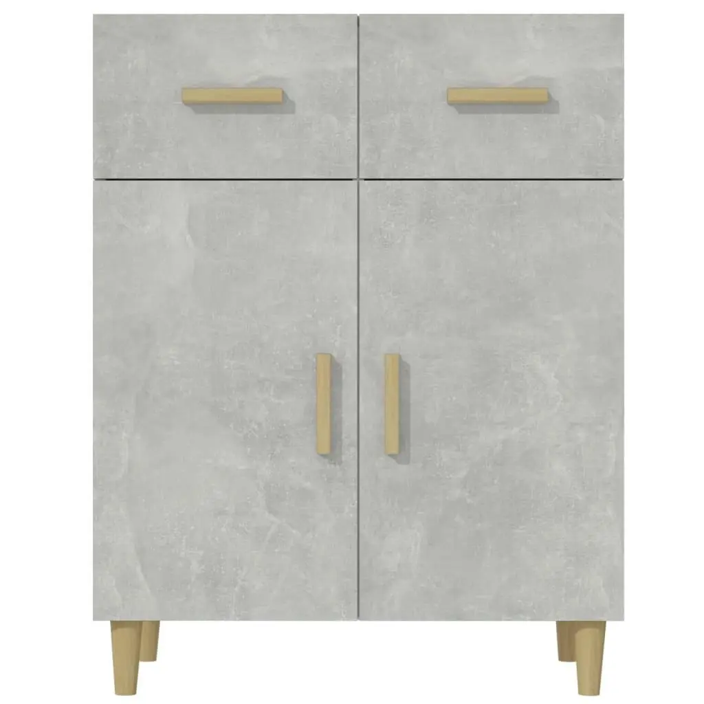 Sideboard Concrete Grey 69.5x34x89 cm Engineered Wood 812190