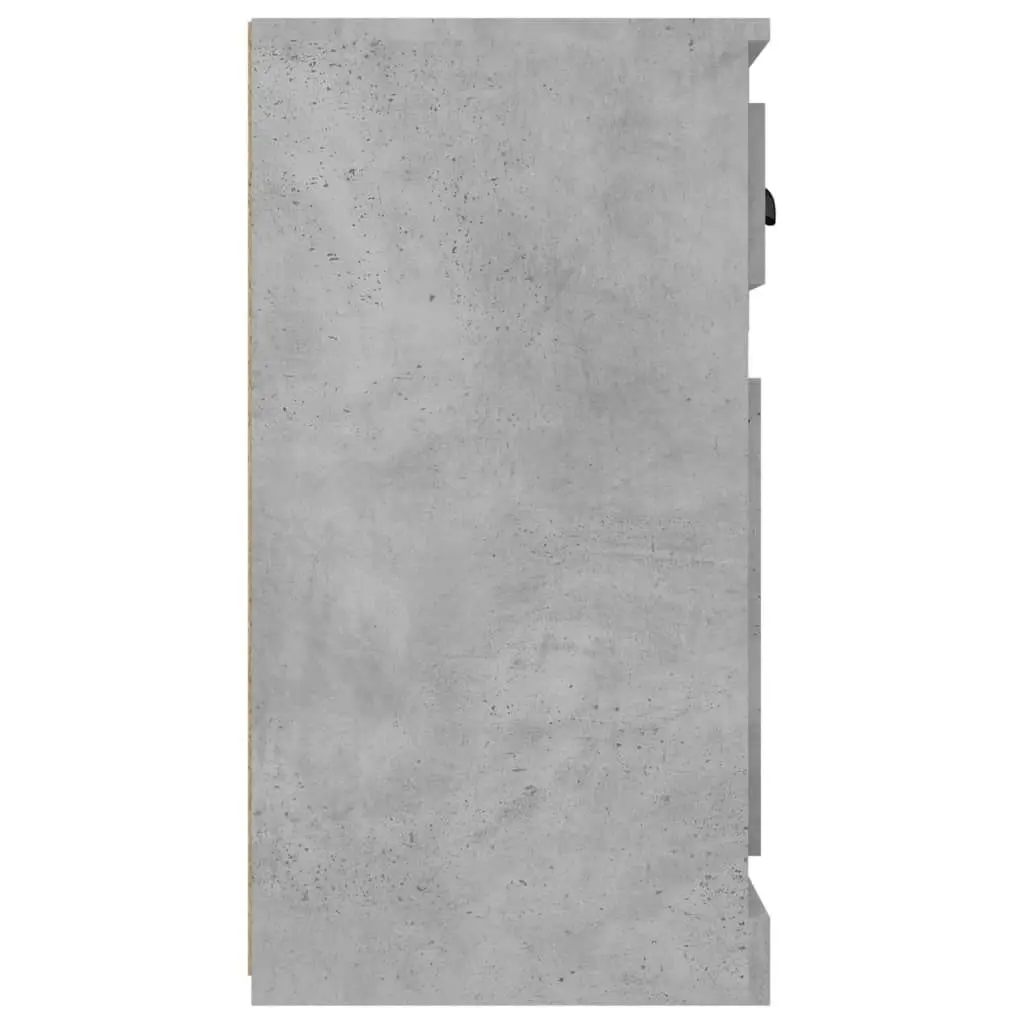 Sideboard Concrete Grey 70x35.5x67.5 cm Engineered Wood 816428