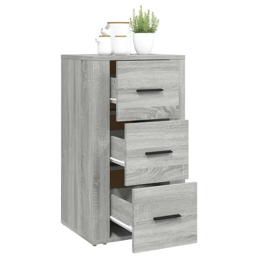 Sideboard Grey Sonoma 40x33x70 cm Engineered Wood 819426