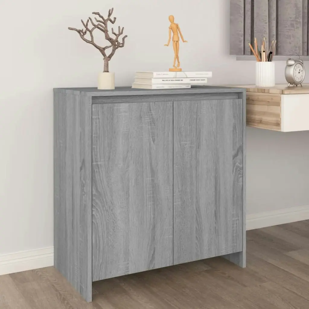 Sideboard Grey Sonoma 70x41x75 cm Engineered Wood 813003