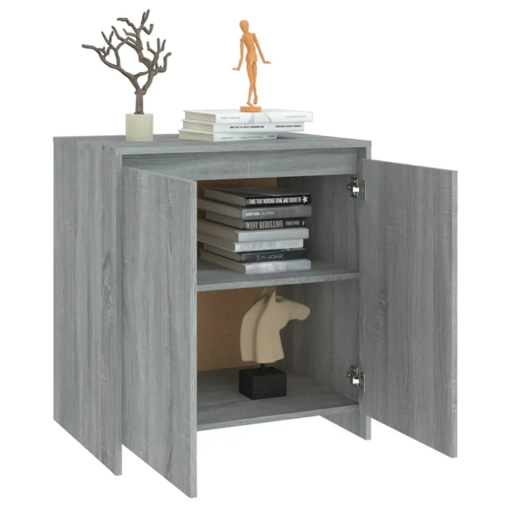 Sideboard Grey Sonoma 70x41x75 cm Engineered Wood 813003