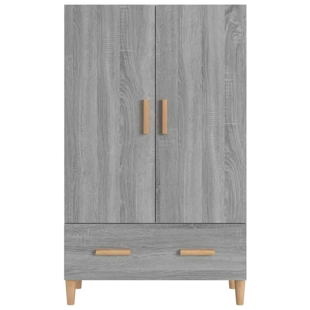 Highboard Grey Sonoma 70x31x115 cm Engineered Wood 817472