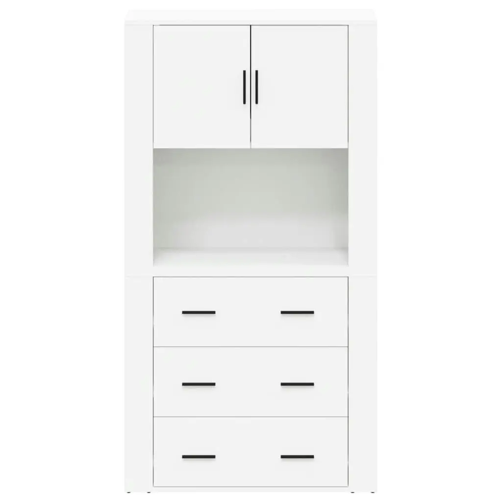 Highboard White Engineered Wood 3185383