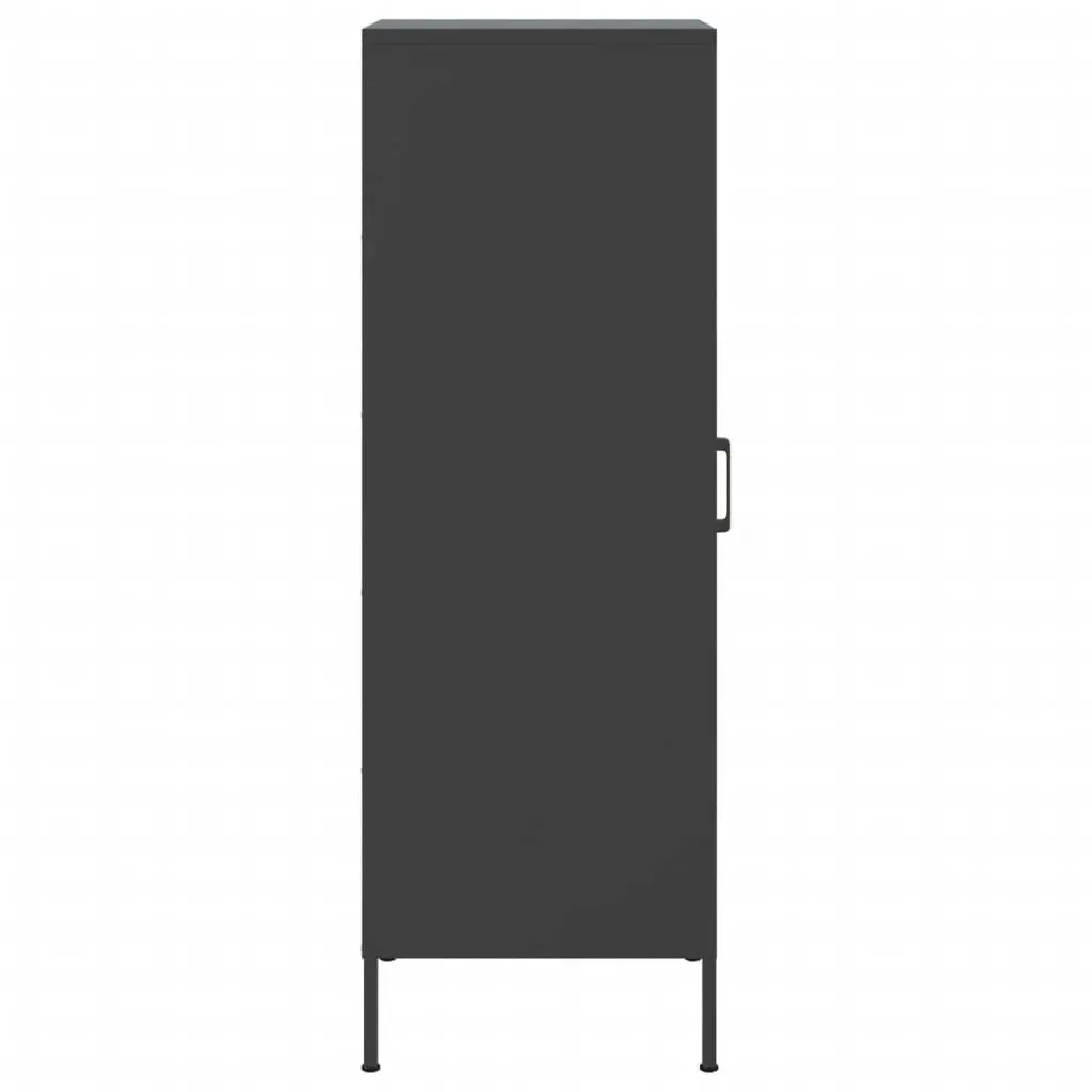 Highboard Black 36x39x113 cm Steel 843006