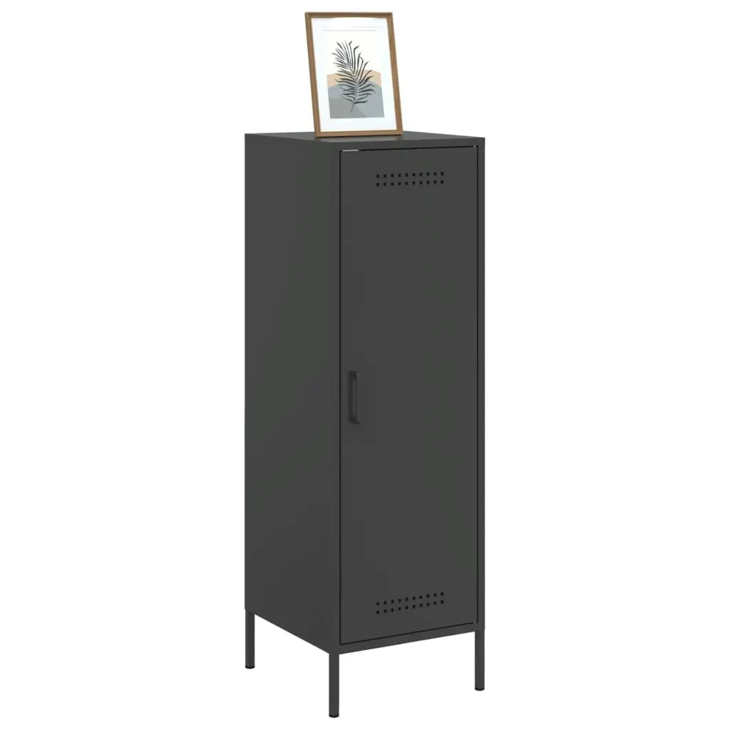 Highboard Black 36x39x113 cm Steel 843006