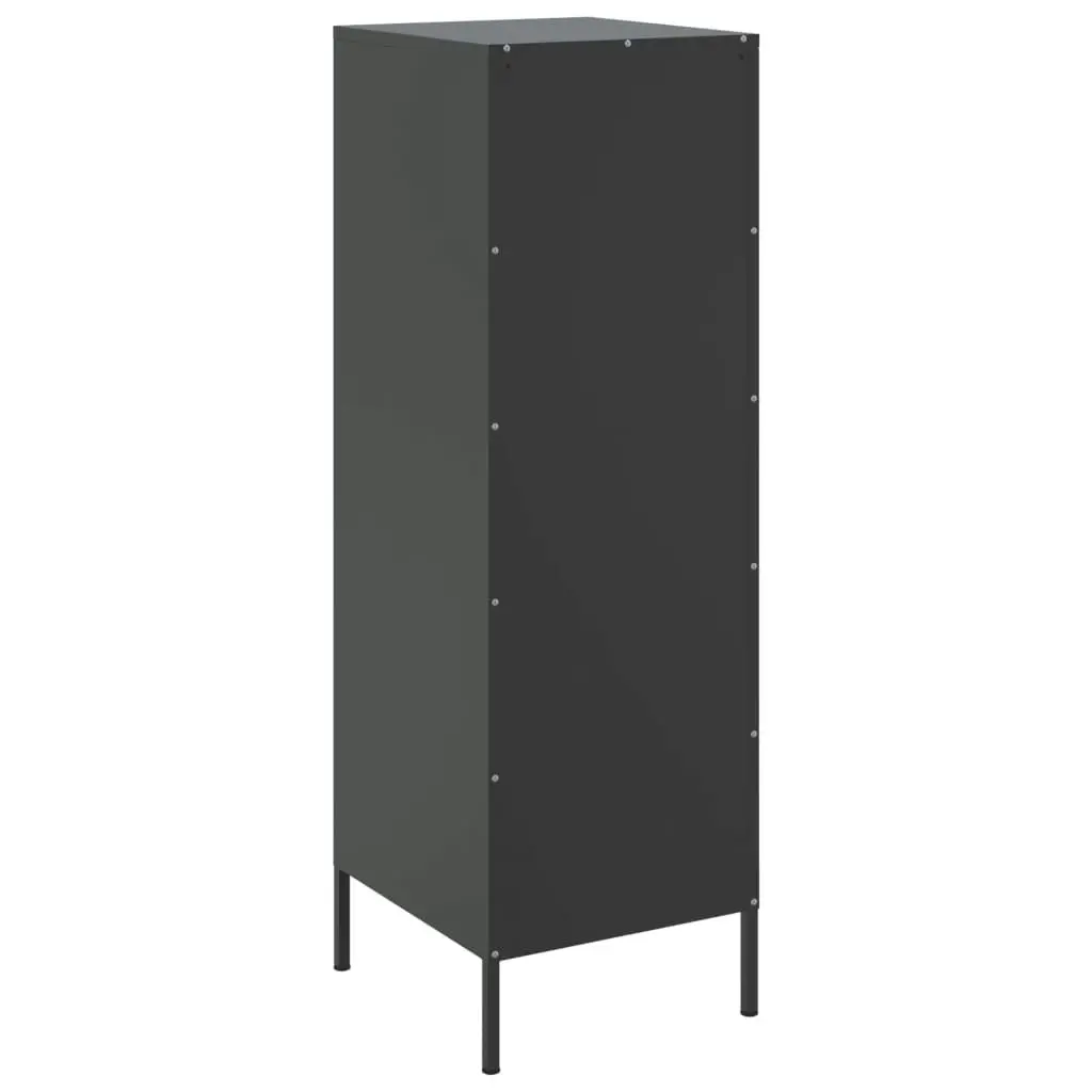 Highboard Black 36x39x113 cm Steel 843006