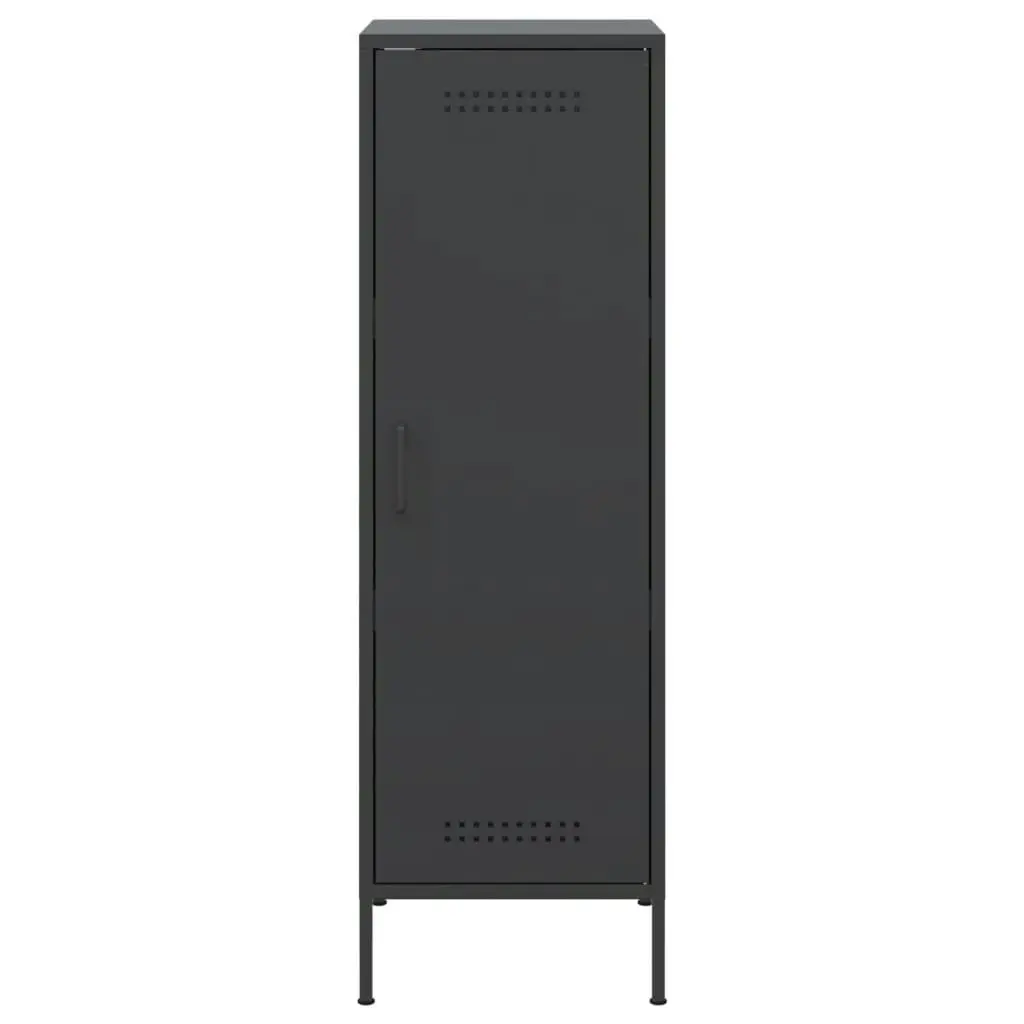 Highboard Black 36x39x113 cm Steel 843006