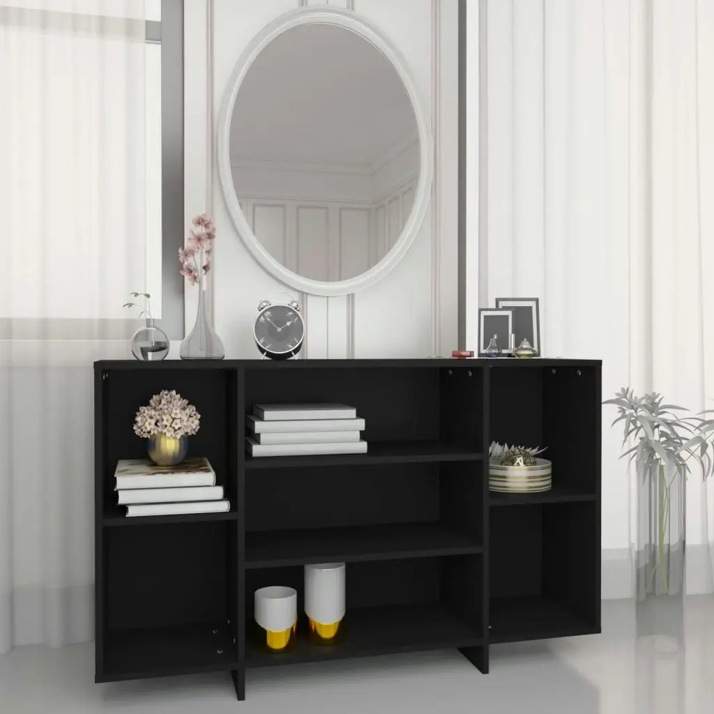 Sideboard Black 120x30x75 cm Engineered Wood 809621