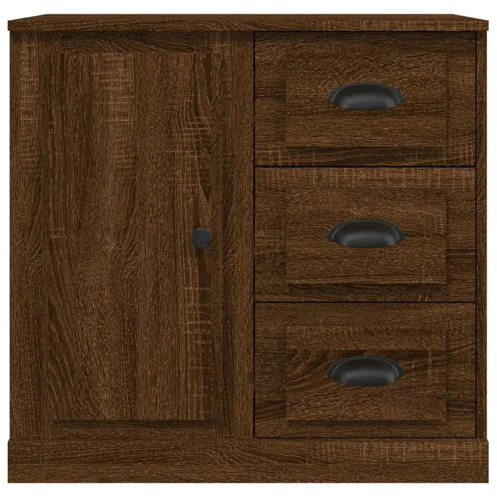 Sideboard Brown Oak 70x35.5x67.5 cm Engineered Wood 816199