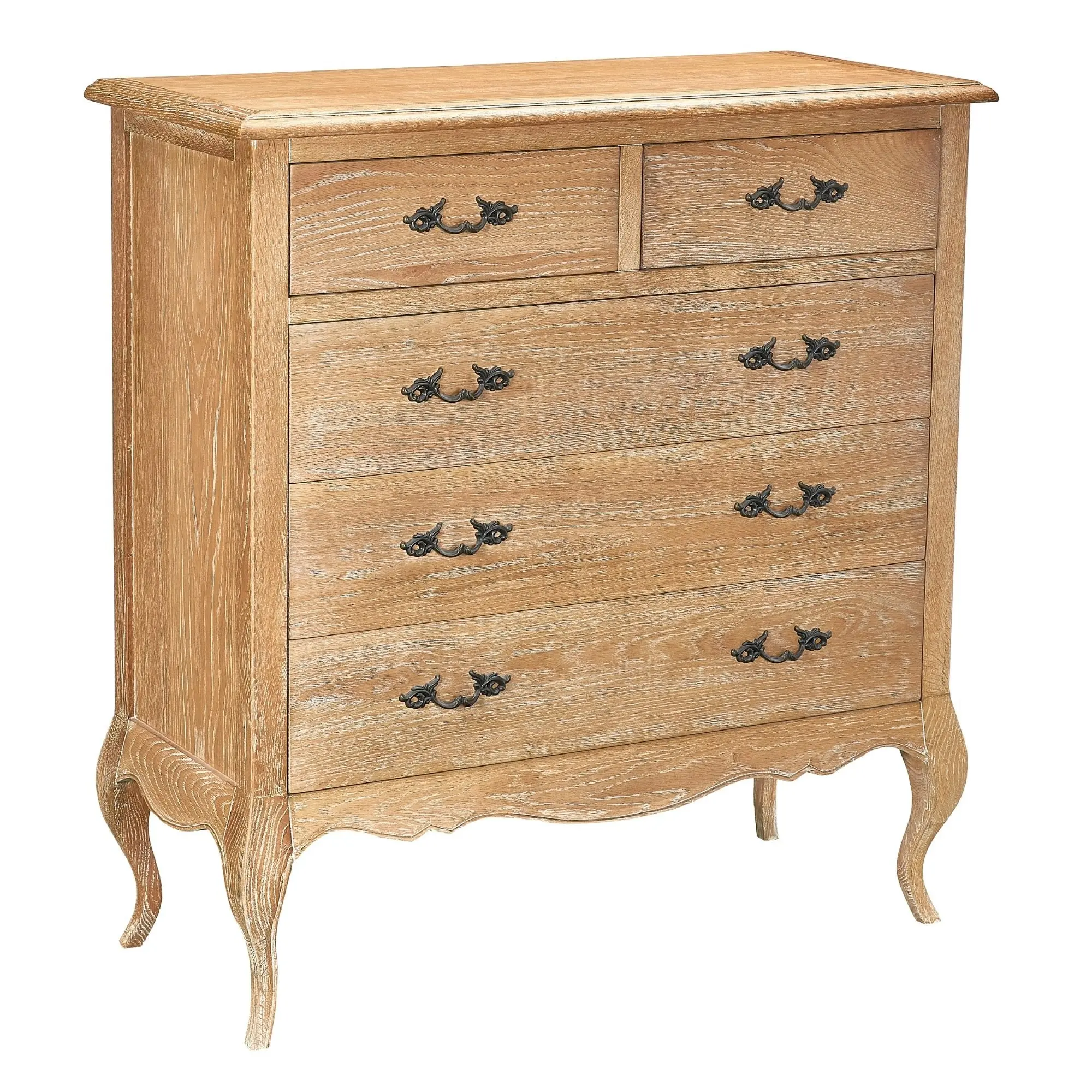 Bali Tallboy Cabinet Oak