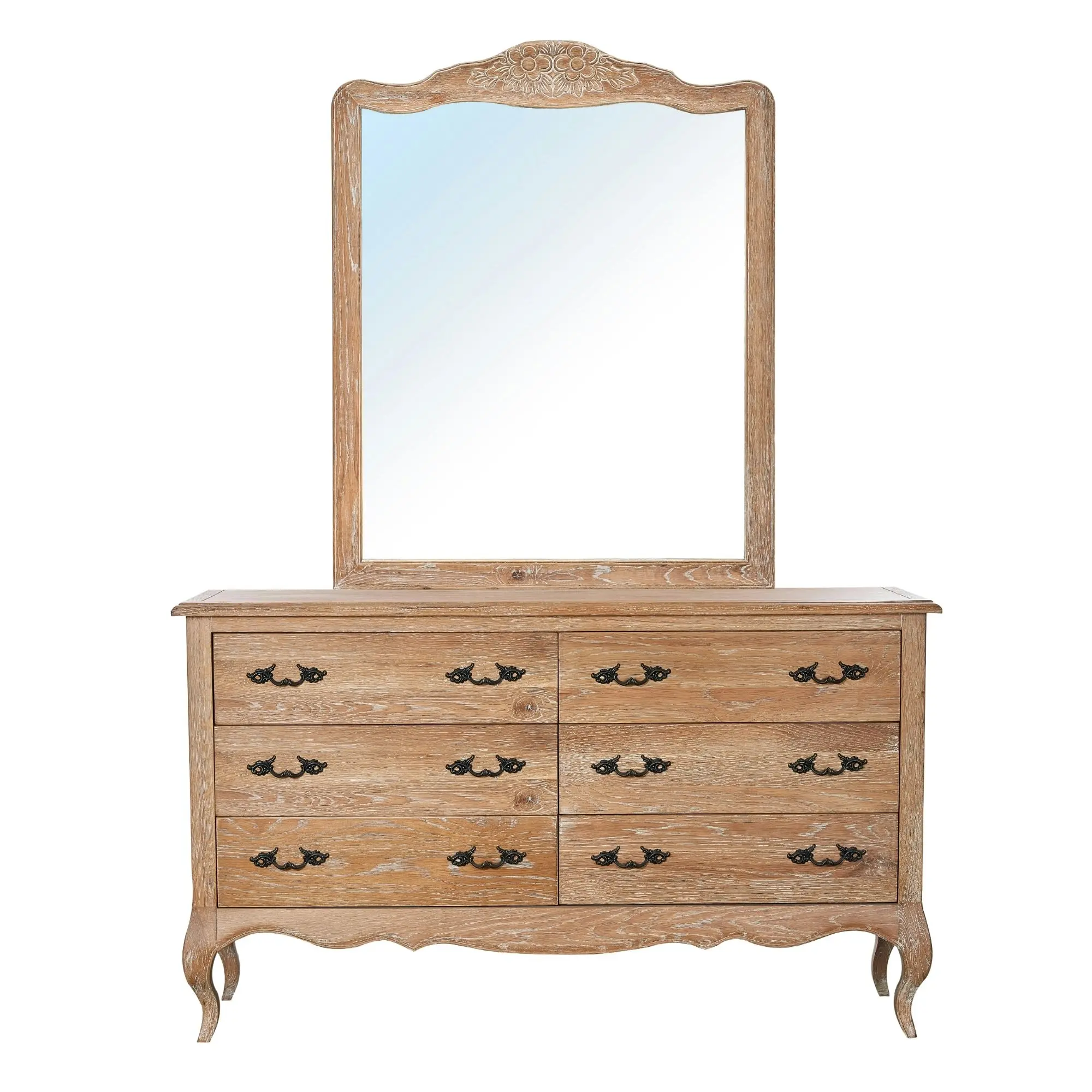 Bali Dresser Cabinet Oak