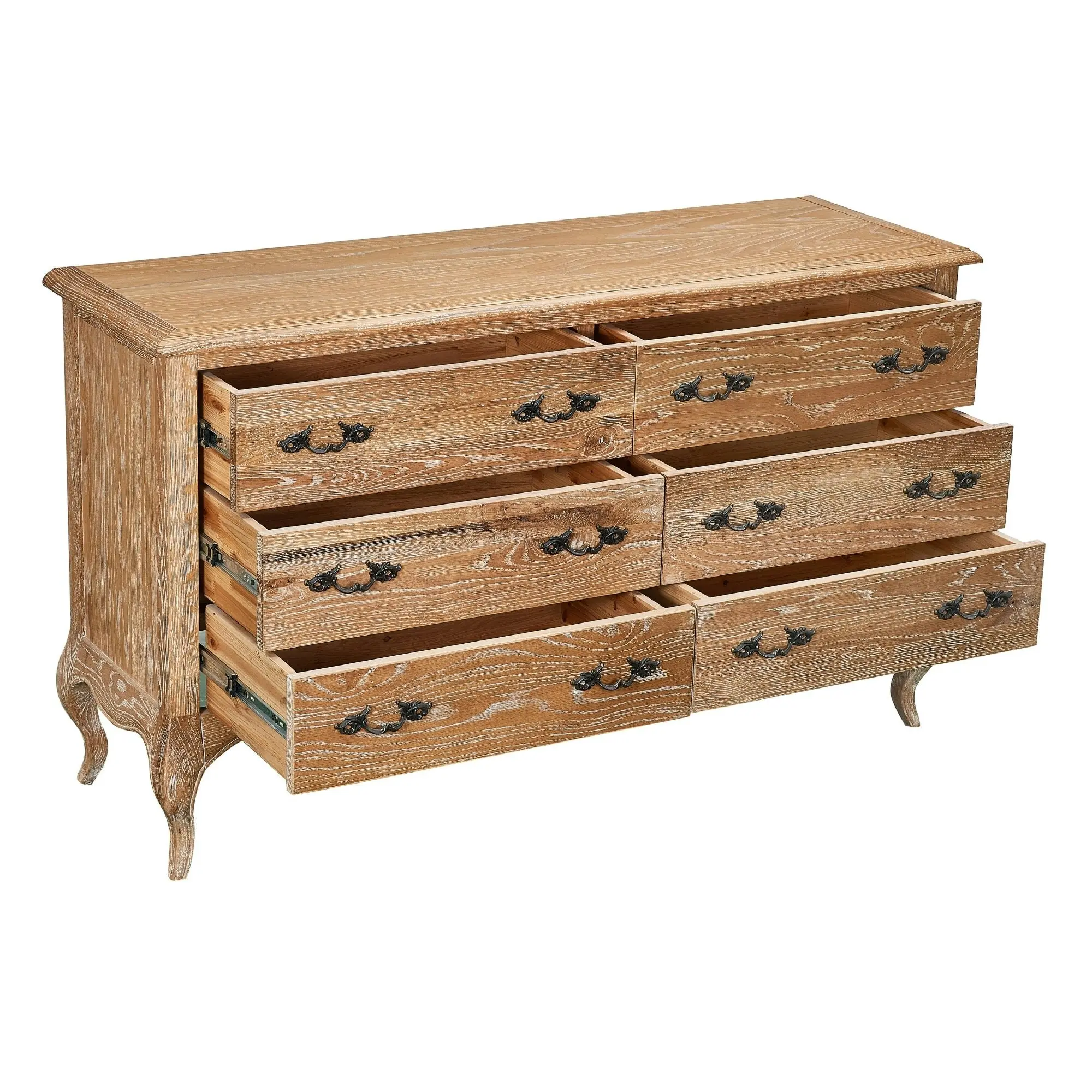 Bali Dresser Cabinet Oak