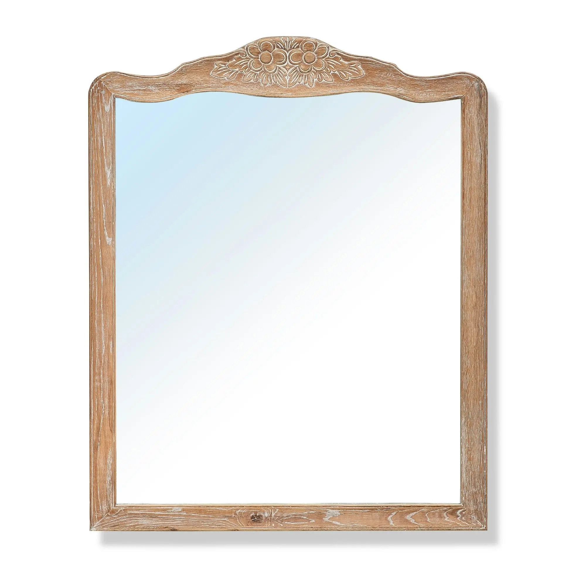 Bali Dresser Mirror Set Oak