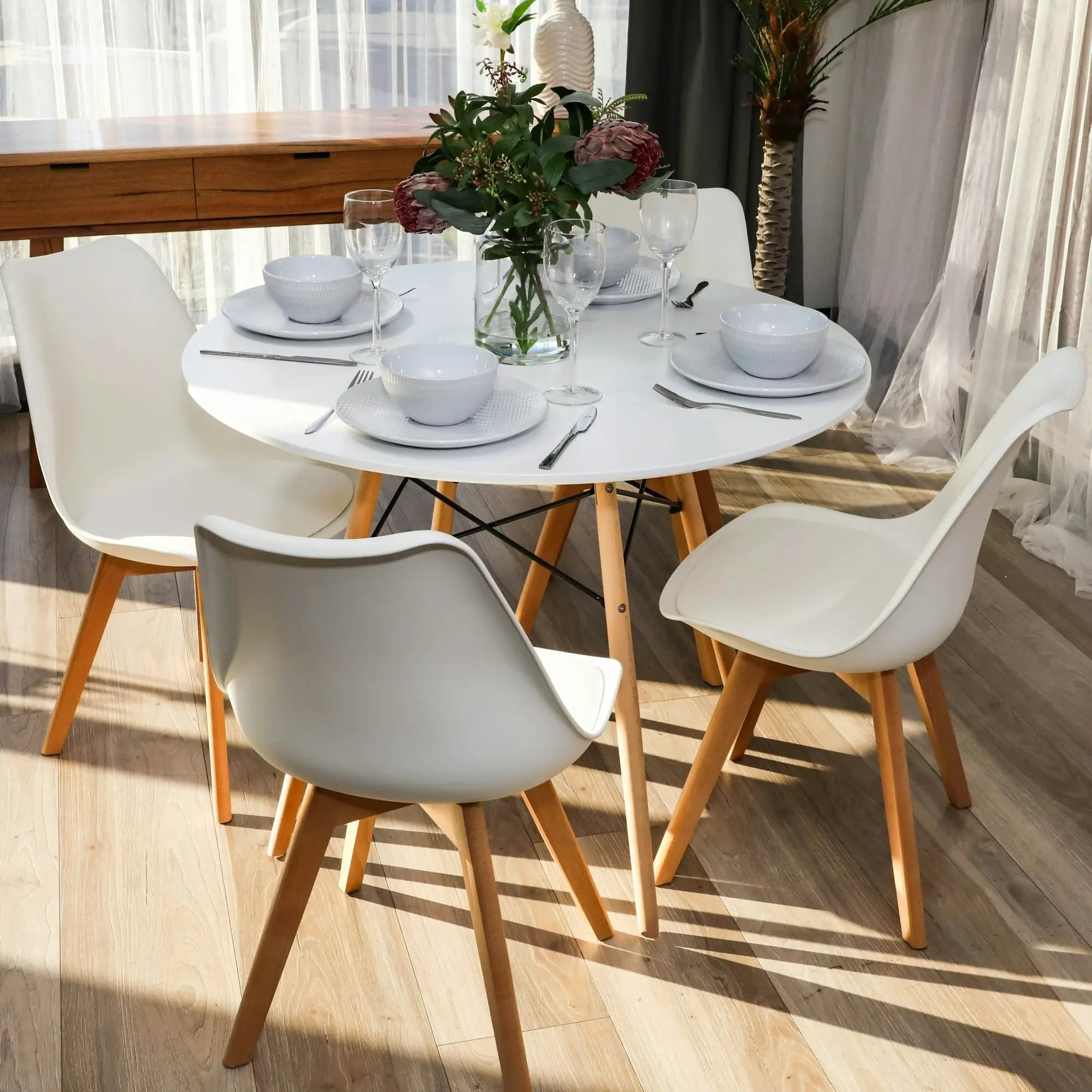 Lucian Set of 2 Dining Chair White