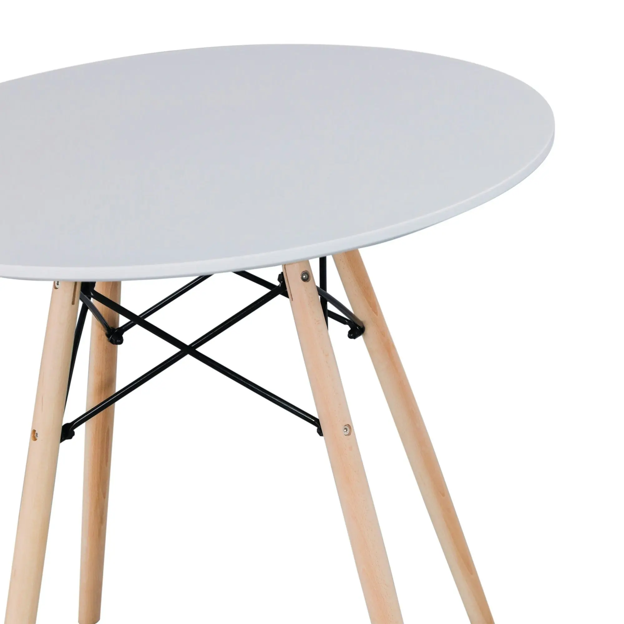 Sokar 100cm Round Dining Table White