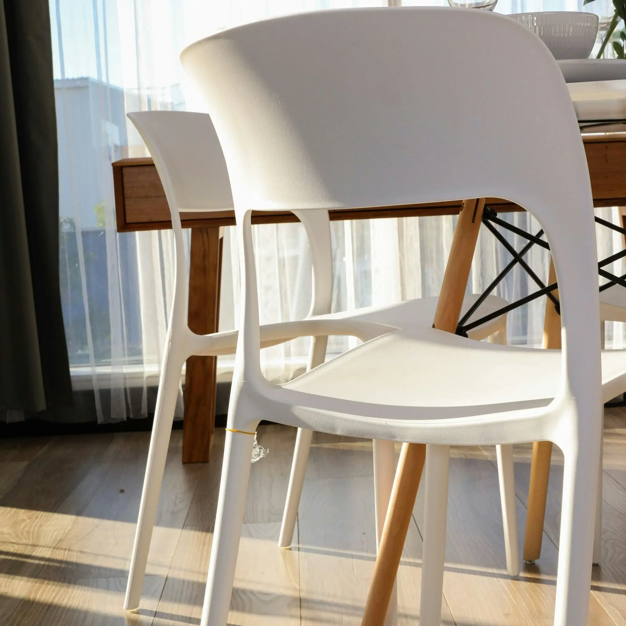 Everly Set of 4 Dining Chair White