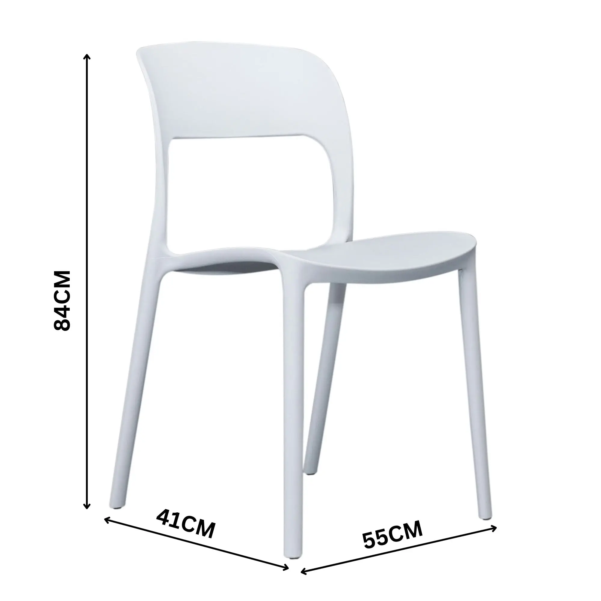 Everly Set of 4 Dining Chair White