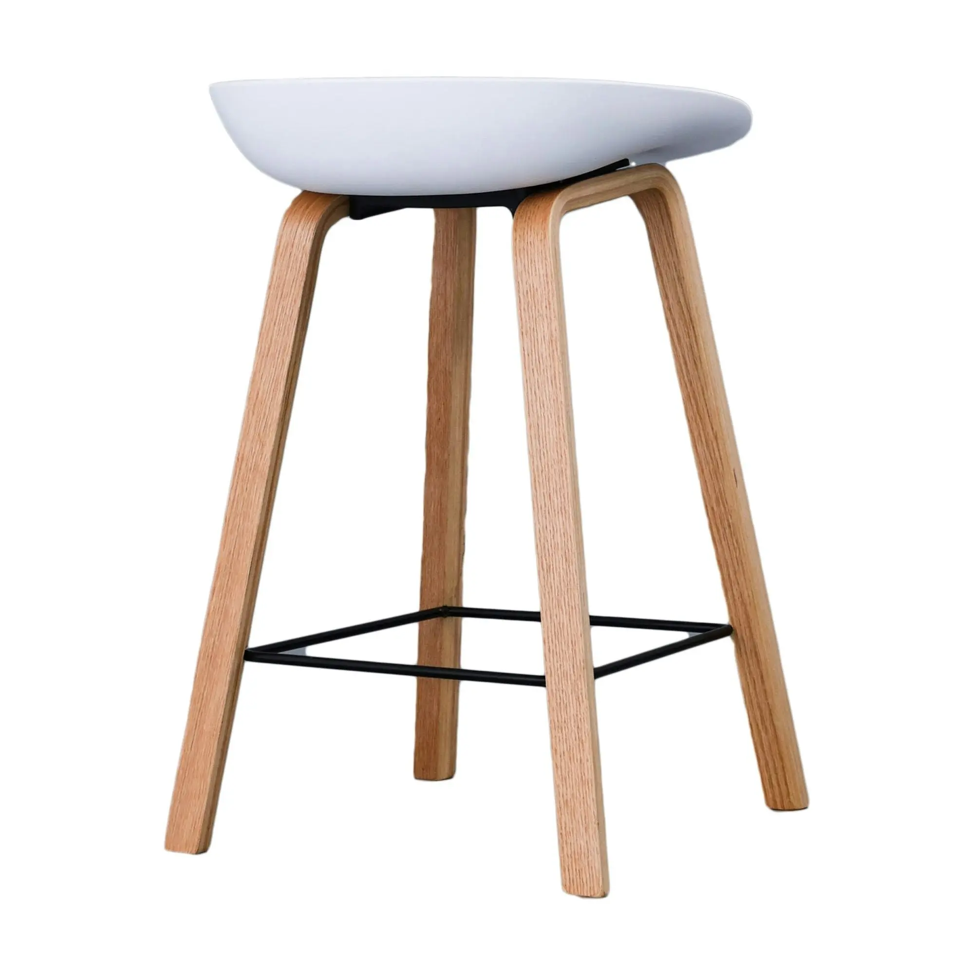 Replica Hay Set of 2 Bar Stool Seat White Oak