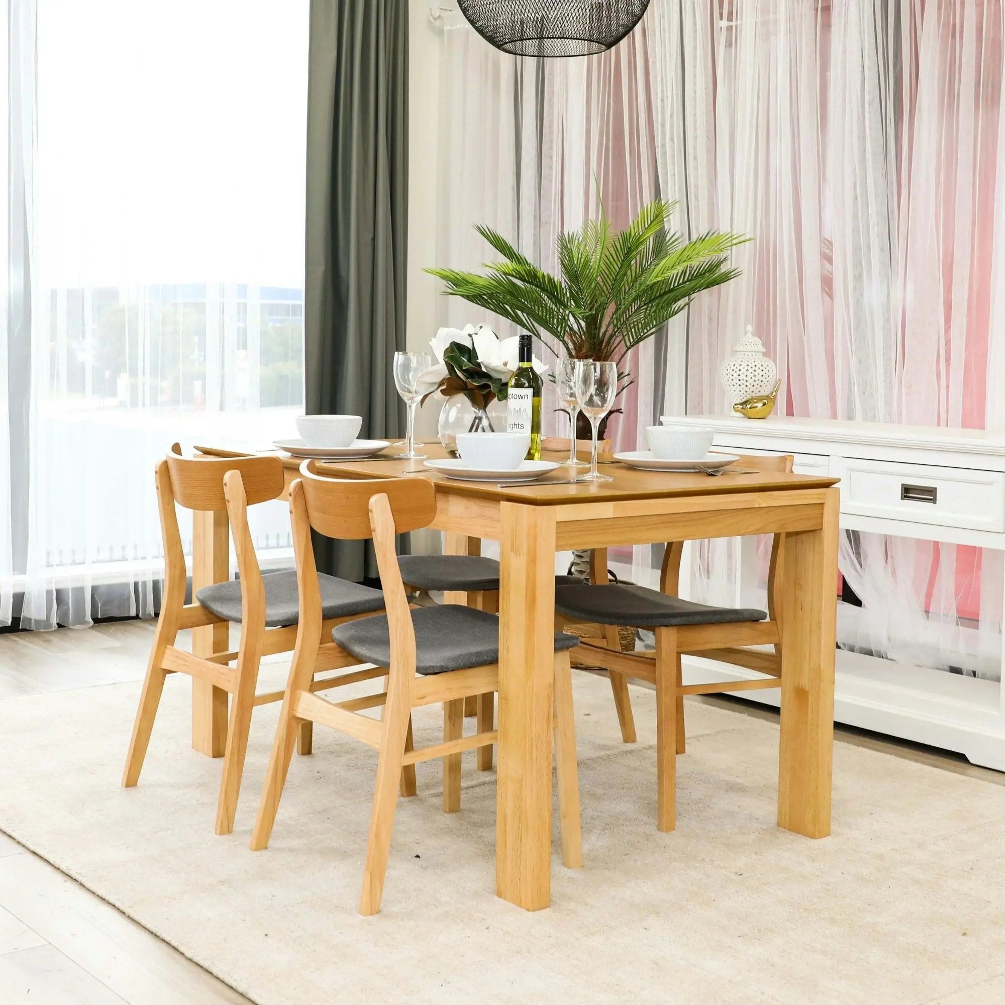 Havana 135cm Dining Table Oak