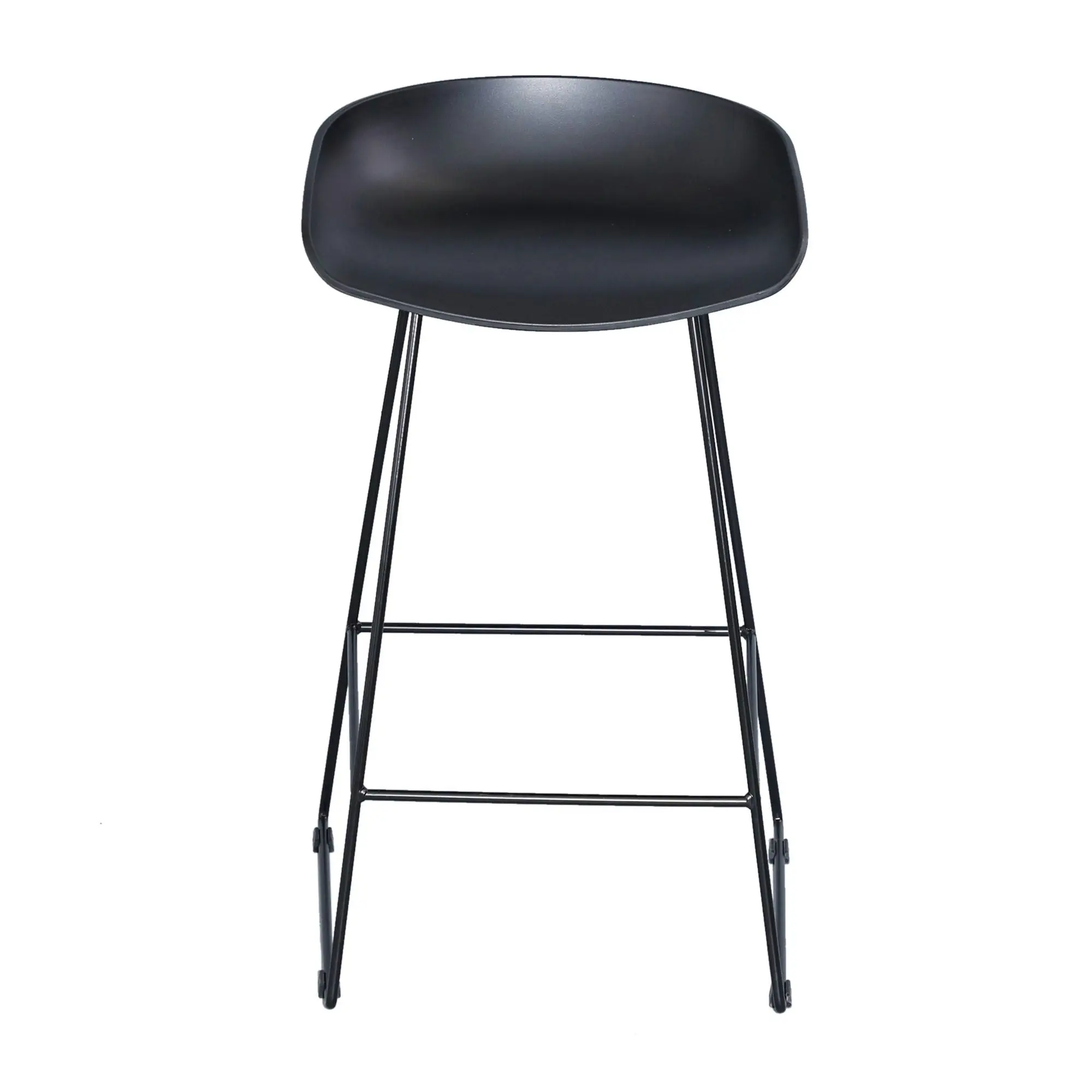 Replica Hay Set of 2 Bar Stool Seat Black