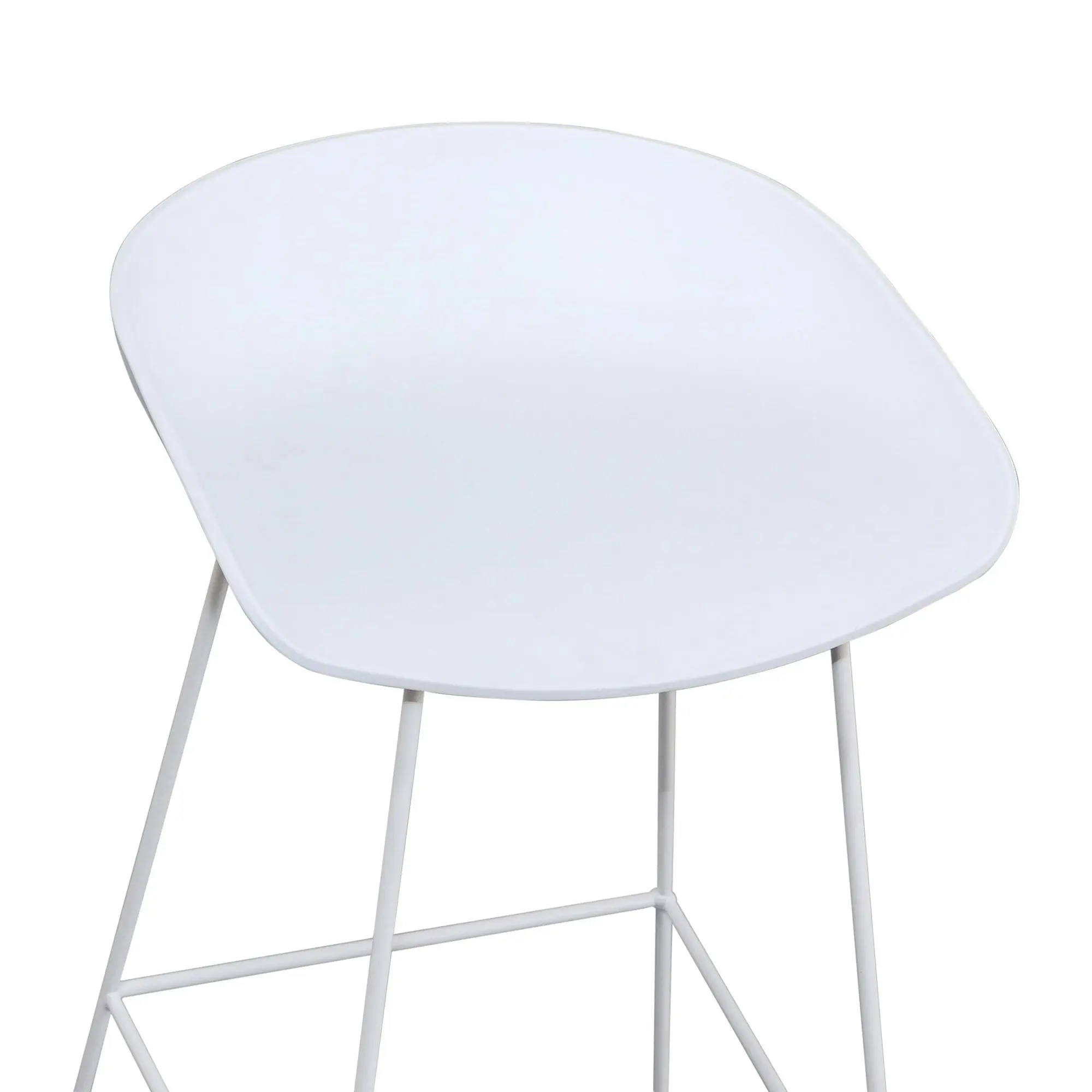 Replica Hay Set of 2 Bar Stool Seat White