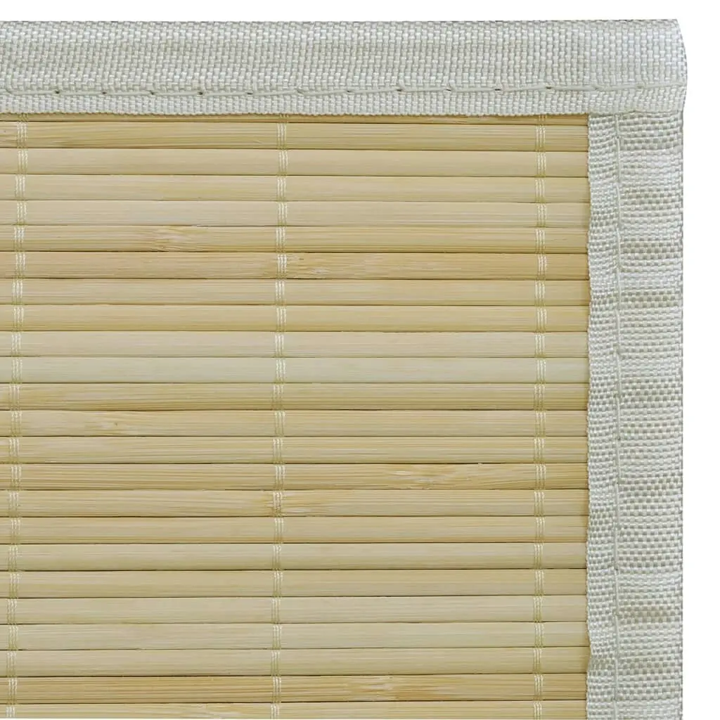 Rug Bamboo 100x160 cm Natural 245820