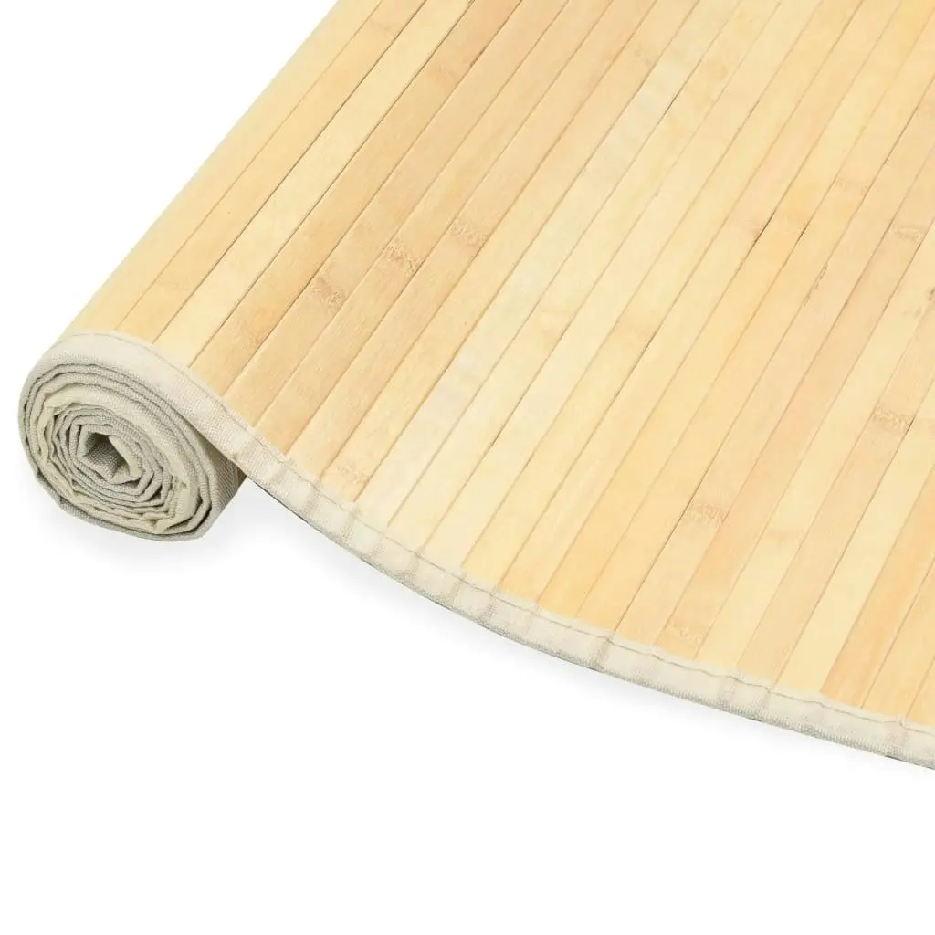 Rug Bamboo 160x230 cm Natural 247203