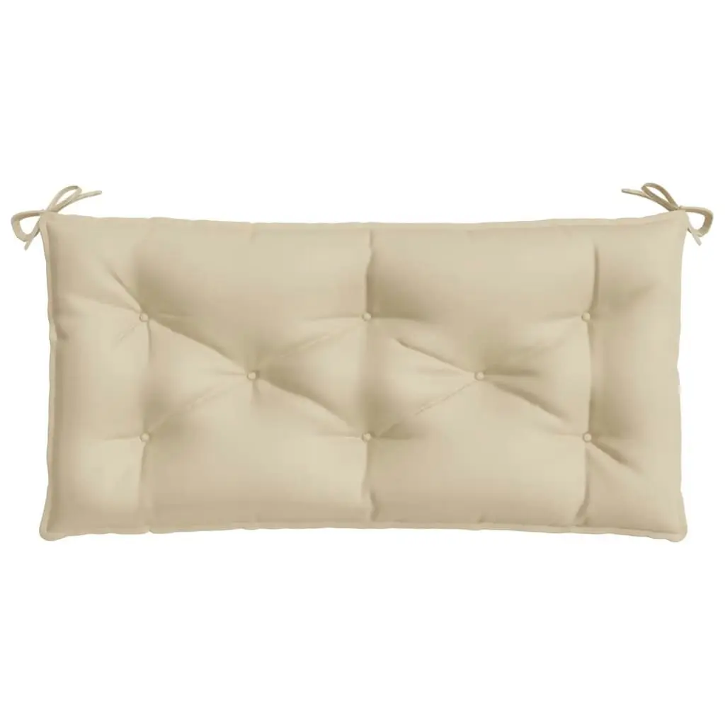 Garden Bench Cushion Beige 100x50x7 cm Oxford Fabric 361567