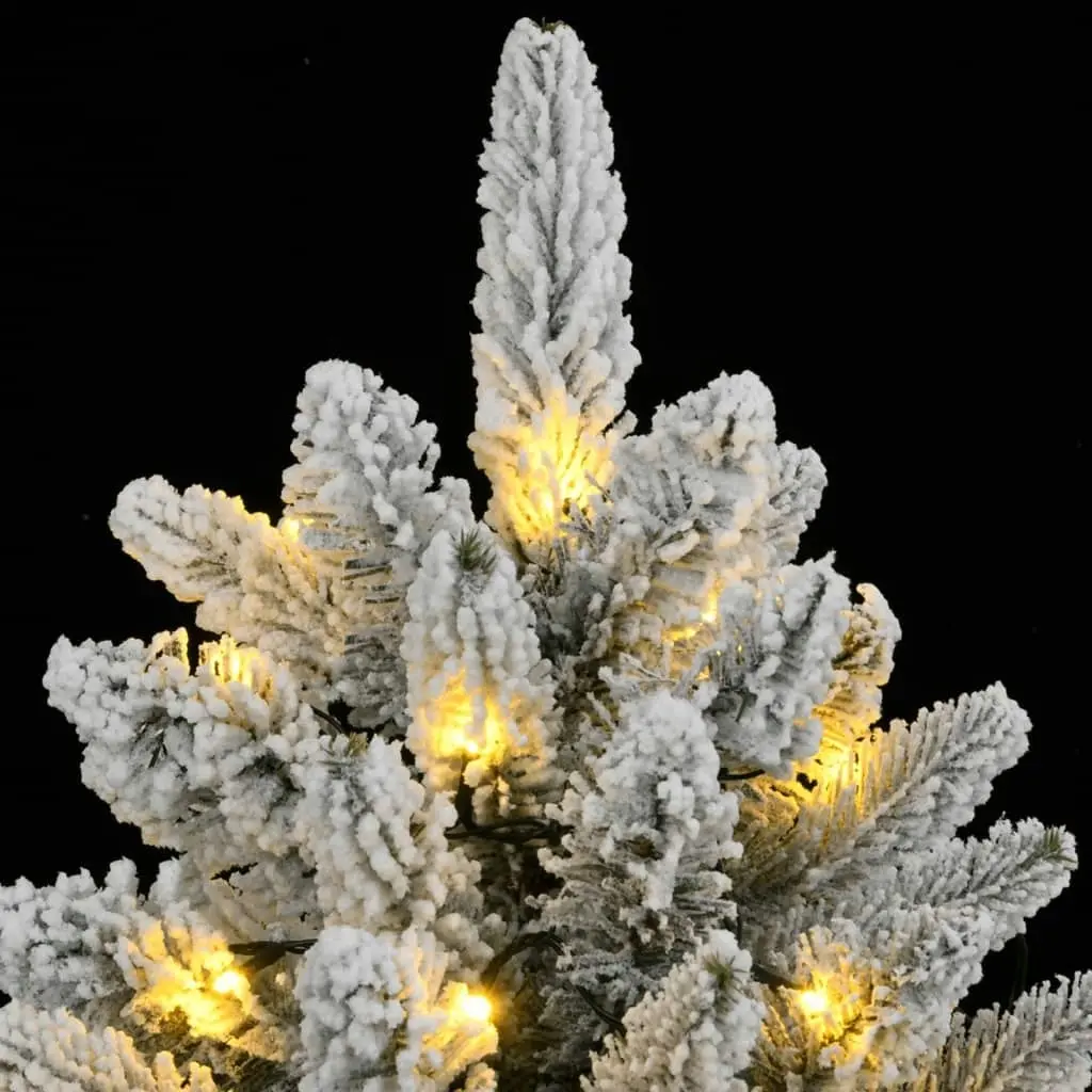 Artificial Christmas Tree 150 LEDs and Flocked Snow 150 cm 3315764