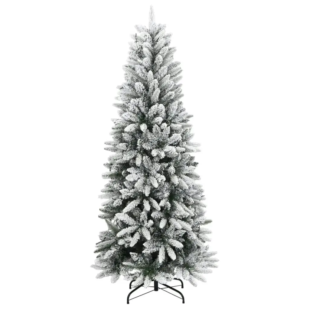 Artificial Christmas Tree 300 LEDs and Flocked Snow 180 cm 3315765