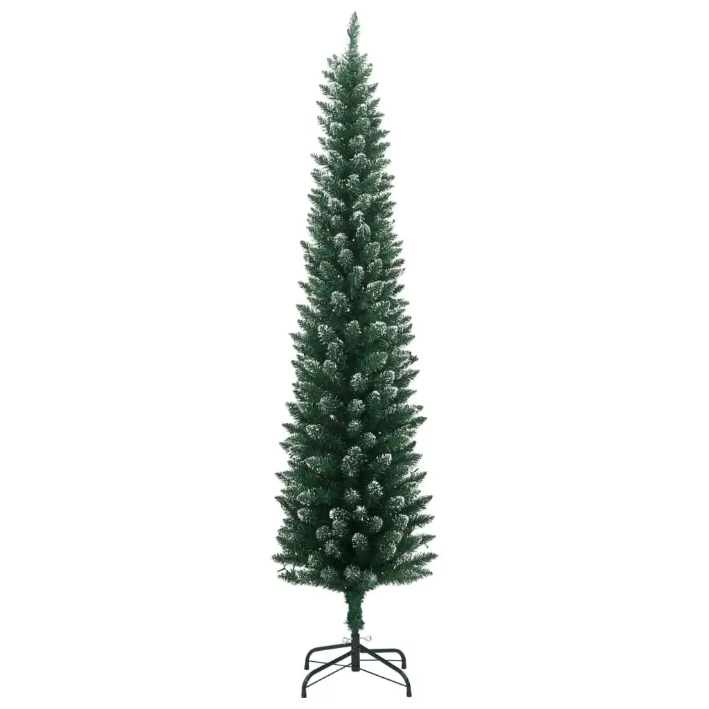 Artificial Slim Christmas Tree 150 LEDs 150 cm 3315759