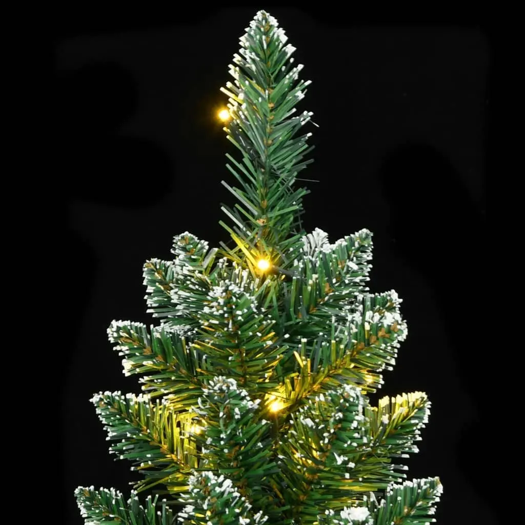 Artificial Slim Christmas Tree 150 LEDs 150 cm 3315759