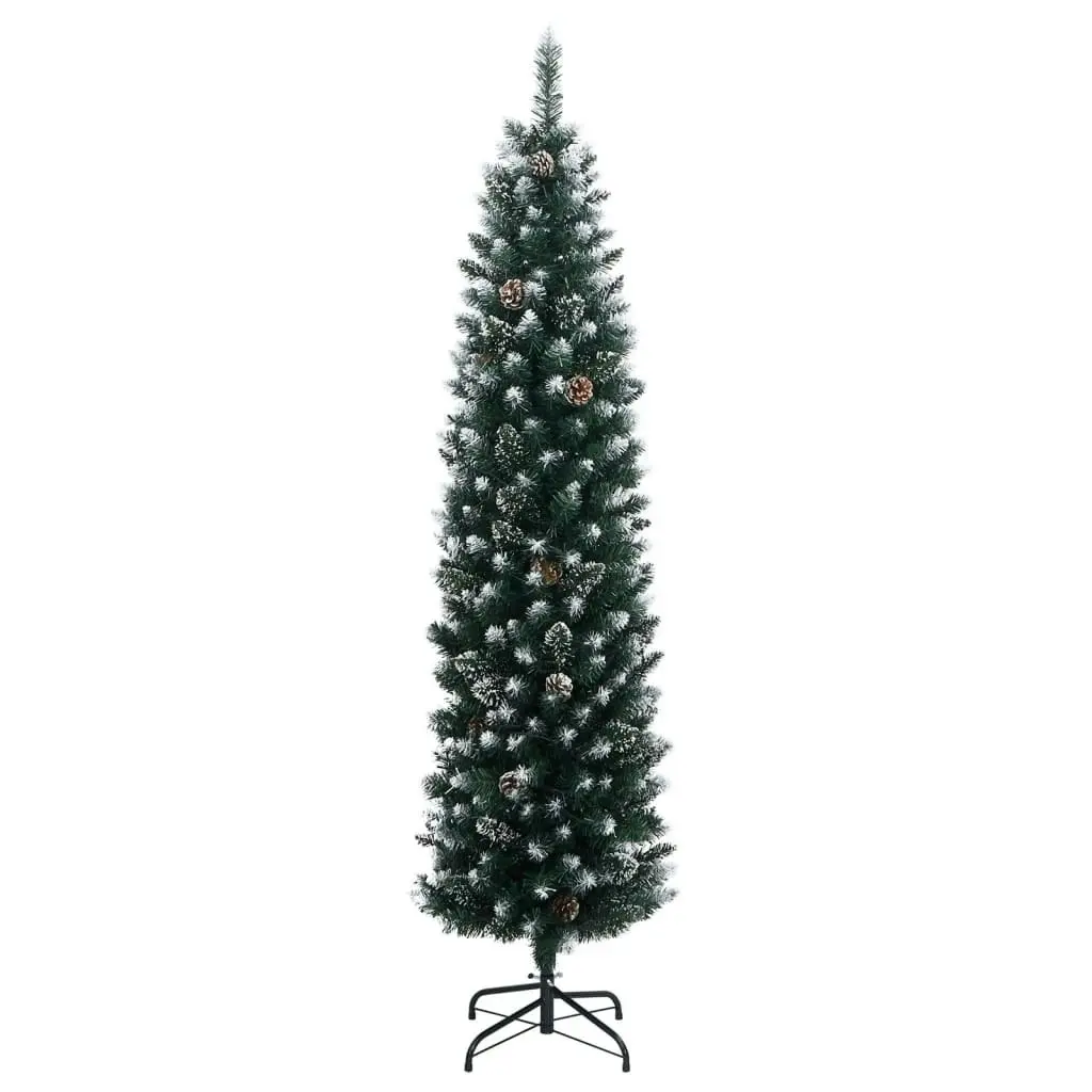 Artificial Slim Christmas Tree 300 LEDs 180 cm 3315780