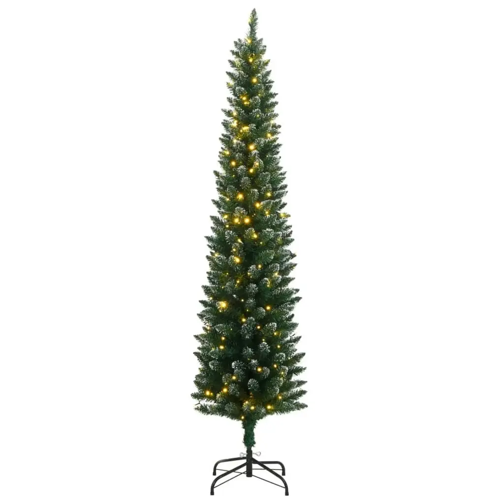 Artificial Slim Christmas Tree 300 LEDs 240 cm 3315762