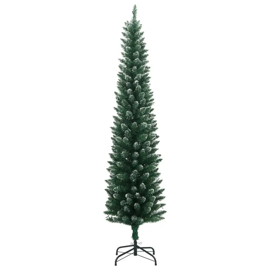 Artificial Slim Christmas Tree 300 LEDs 240 cm 3315762