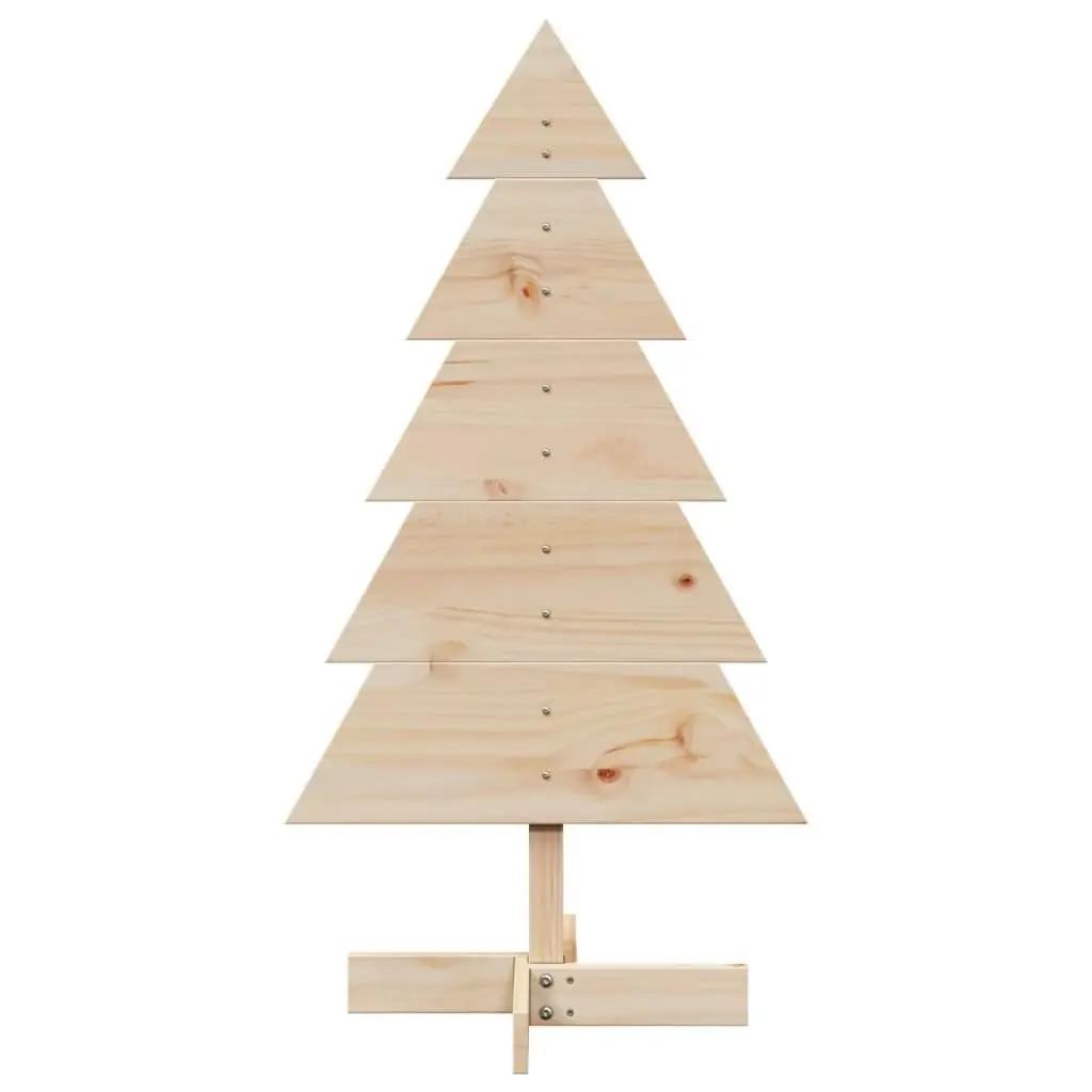 Wooden Christmas Tree for Decoration 100 cm Solid Wood Pine 858186