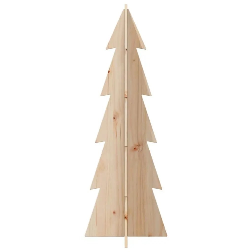 Wooden Christmas Tree for Decoration 112 cm Solid Wood Pine 858171