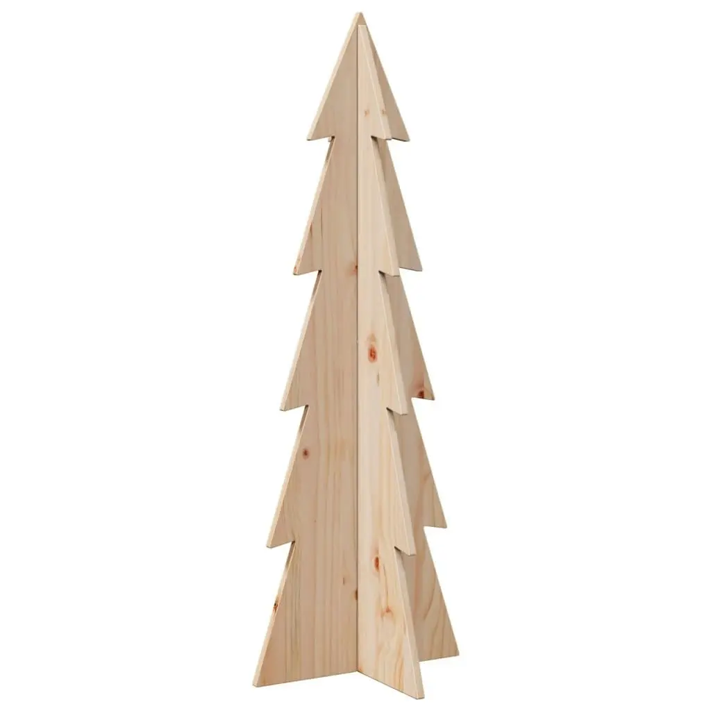 Wooden Christmas Tree for Decoration 112 cm Solid Wood Pine 858171