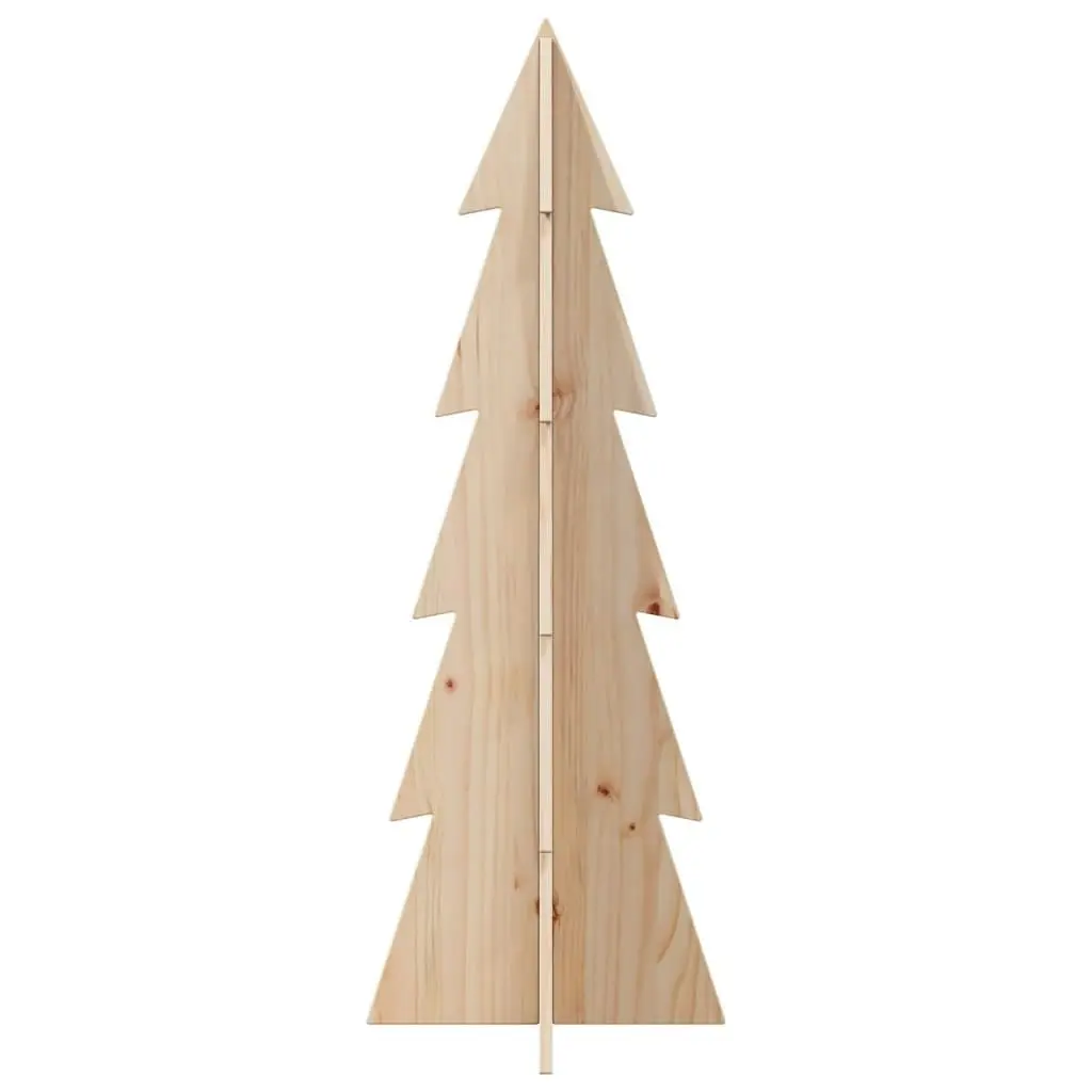 Wooden Christmas Tree for Decoration 112 cm Solid Wood Pine 858171