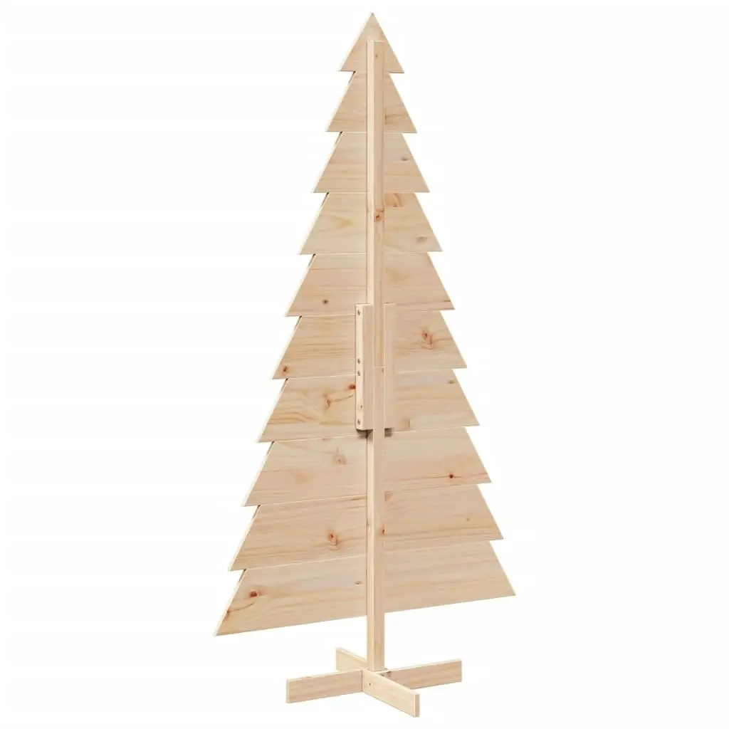 Wooden Christmas Tree for Decoration 180 cm Solid Wood Pine 858195