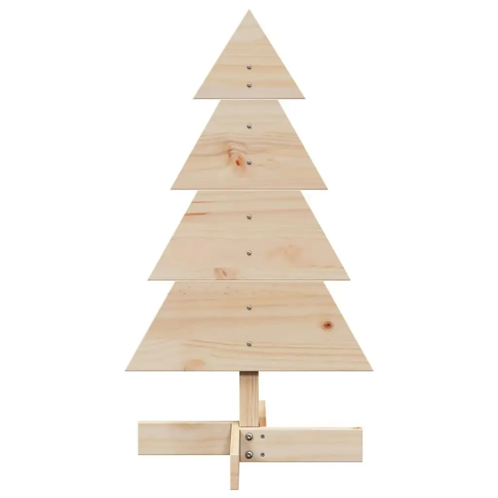 Wooden Christmas Tree for Decoration 80 cm Solid Wood Pine 858183