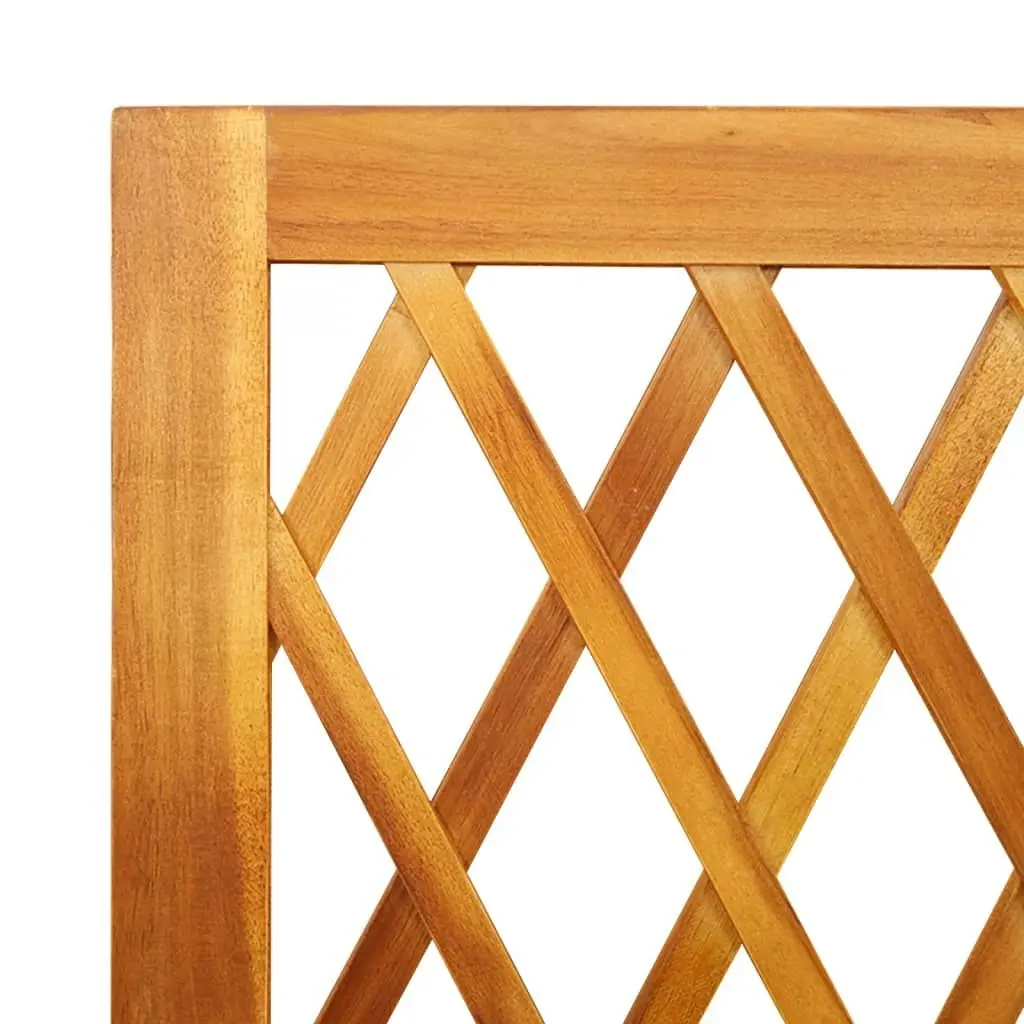 Planter with Trellis 100x32x165 cm Solid Wood Acacia 364901