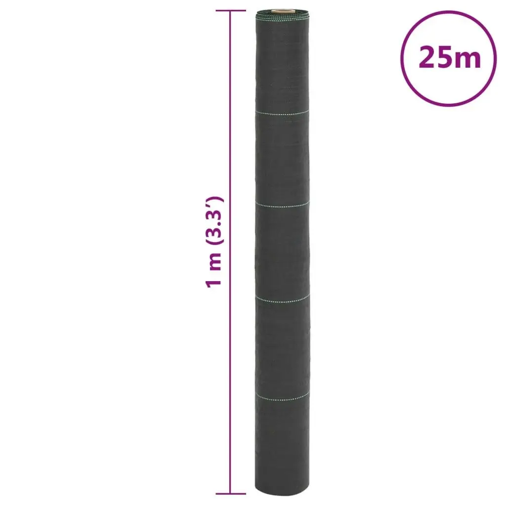 Weed Membrane Black 1x25 m PP 4005215