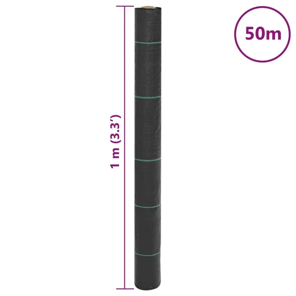 Weed Membrane Black 1x50 m PP 4005181