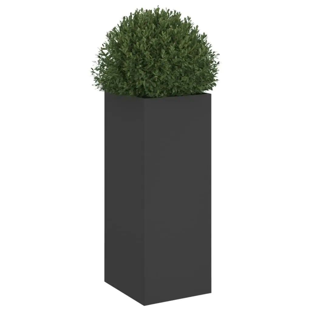 Planter Black 32x29x75 cm Cold-rolled Steel 841571